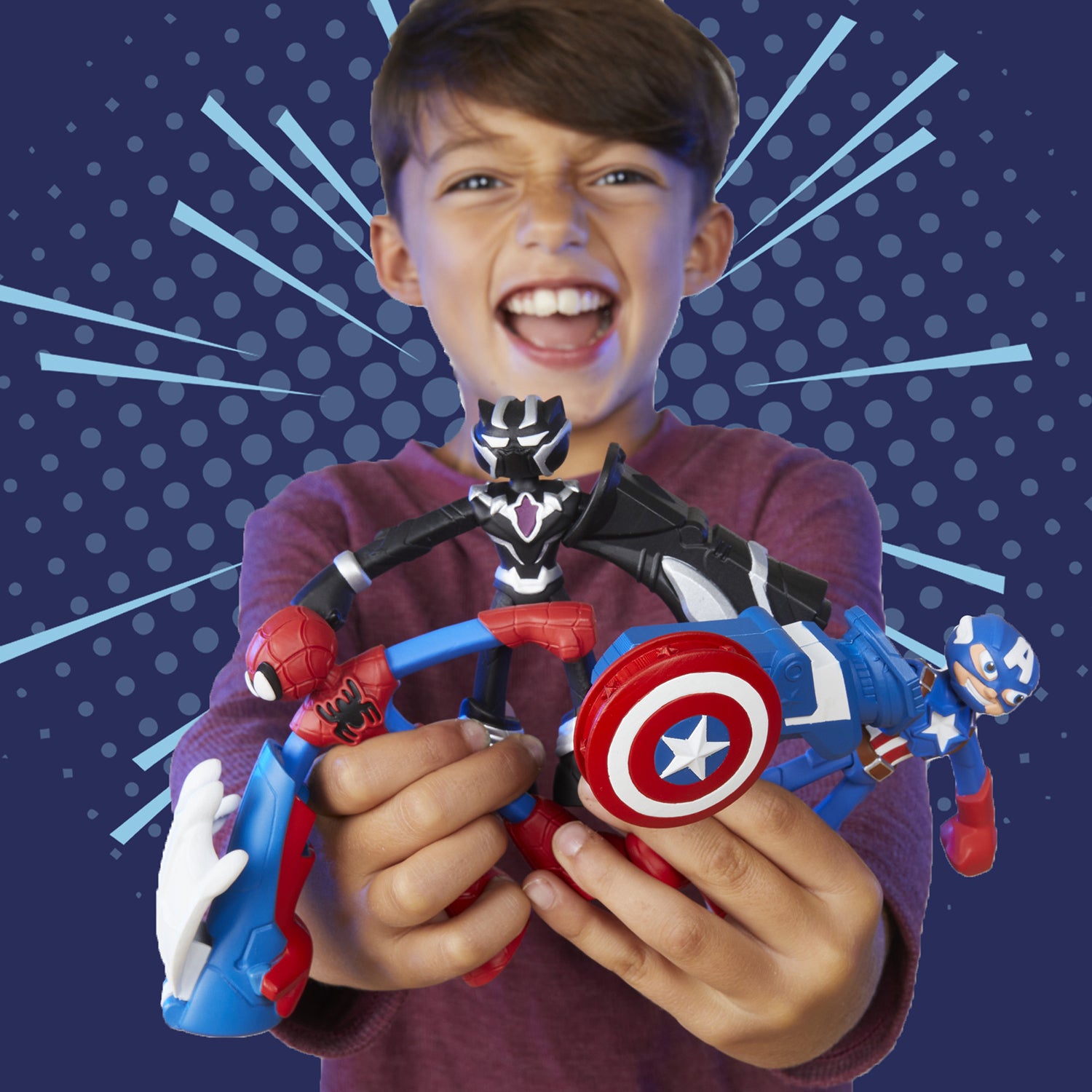 HASBRO - Play-Doh Marvel Figures - Personaggi e Accessori